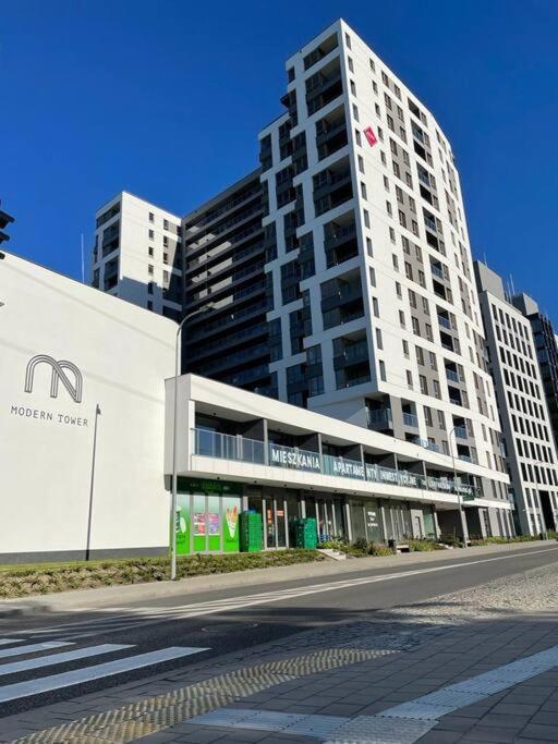 Ferienwohnung Modern Tower Apartament Gdynia Exterior foto